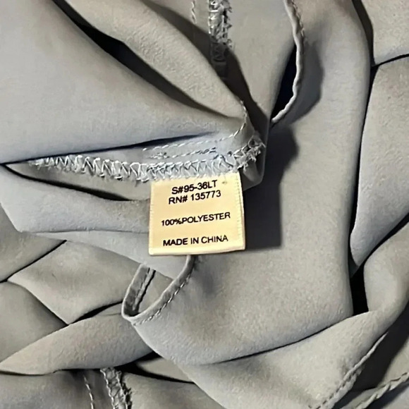 Olivaceous Blue Long Sleeve Blouse S - Picture 7 of 9